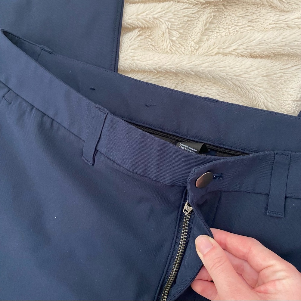 NWOT Lululemon ABC Slim-Fit Golf Trouser navy men's pants Sz 33 - Picture 7 of 9